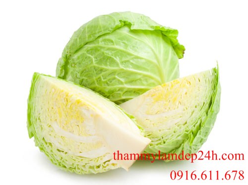 Bắp cải có chứa nhiều vitamin, chống gốc tự do, ngăn chặn hình thành nếp nhăn
